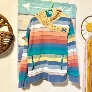 Matilda Jane Secret Handshake Paper Airplane Multicolored Cotton Hoodie